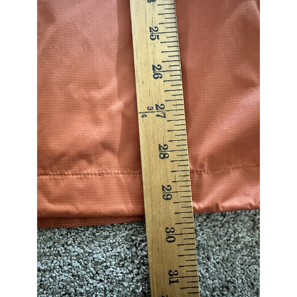 Mountain Hardwear Packable Hooded Vented Rain Jacket Mens Size XL ORANGE BLUE - Picture 5 of 12